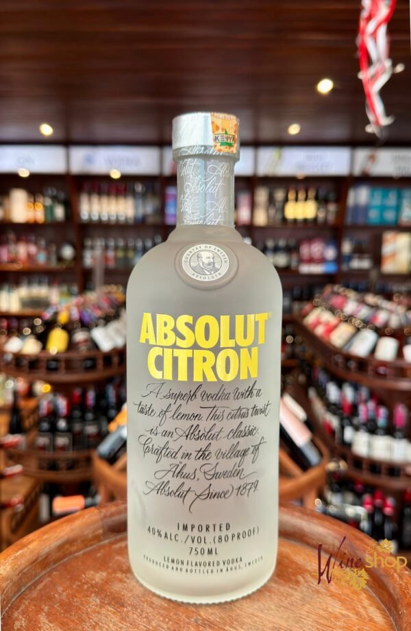 Absolut Citron Vodka – 750ml