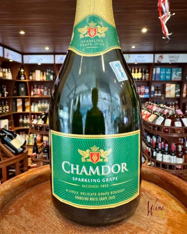 Chamdor White Sparkling Grape – 750ml (Non-Alcoholic) - Image 2