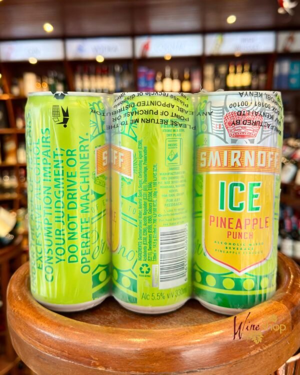 Smirnoff Ice Pineapple Punch – 330ml Can - Image 3